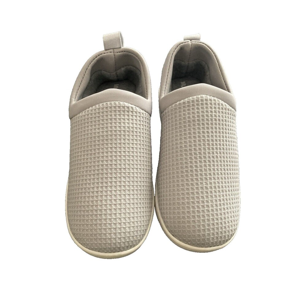 MUK LUKS Womens Sneaker Slippers Size Small 5-6 Gray Comfort Insole New NWT